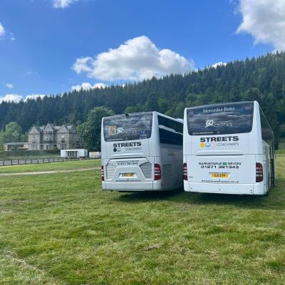 Mercedes Coaches side by side